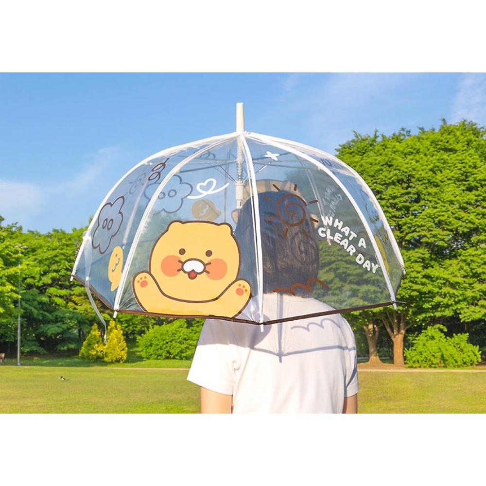 Kakao Friends - Dome-Shaped 8K Transparent Umbrella