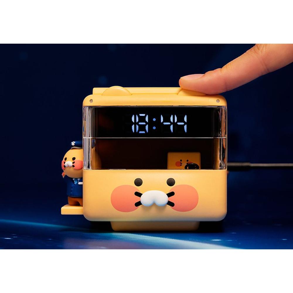 Kakao Friends - Choonsik Bus 2 in 1 Wireless Charging LED Clock