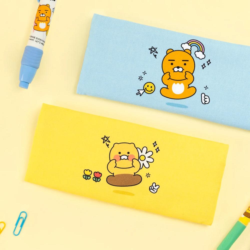 Kakao Friends - Seichee's Choonsik Fabric Flat Pencil Case