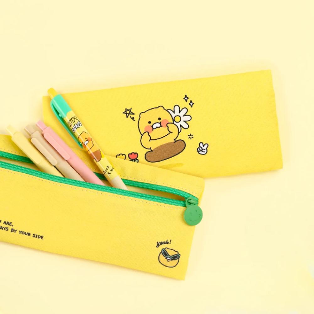 Kakao Friends - Seichee's Choonsik Fabric Flat Pencil Case