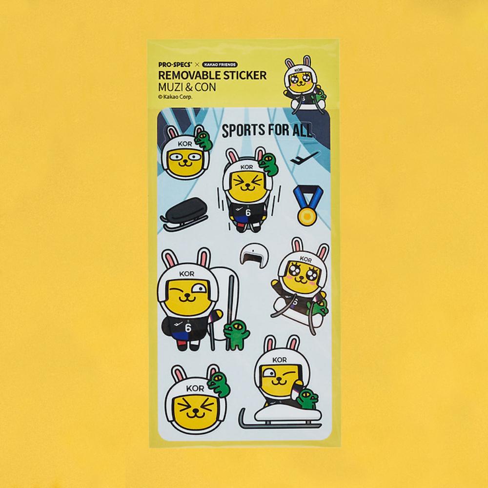 PRO-SPECS x Kakao Friends - Muzi & Con Removable Sticker