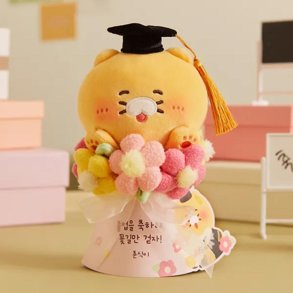 Kakao Friends - Choonsik Congratulations Graduation Flower Plush Doll