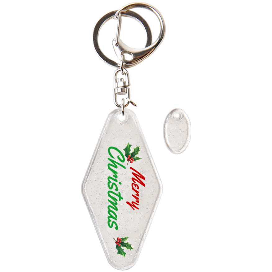 Royamchoco97 - Christmas Holy Leaf Keyring