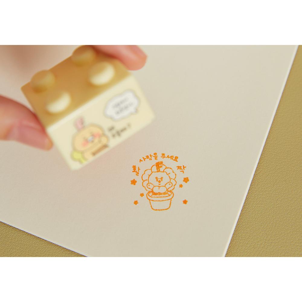 Kakao Friends - Today's Fairy Choonsik Block Stamp (Random)