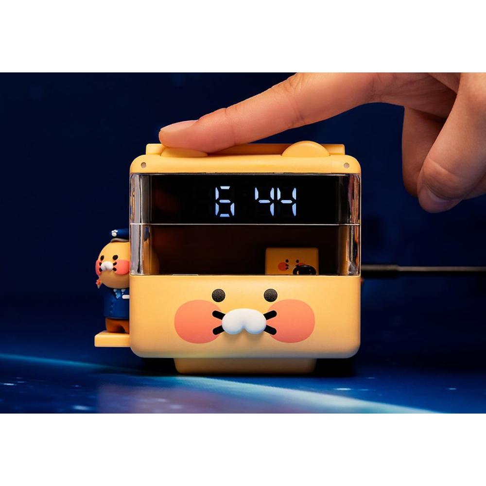 Kakao Friends - Choonsik Bus 2 in 1 Wireless Charging LED Clock