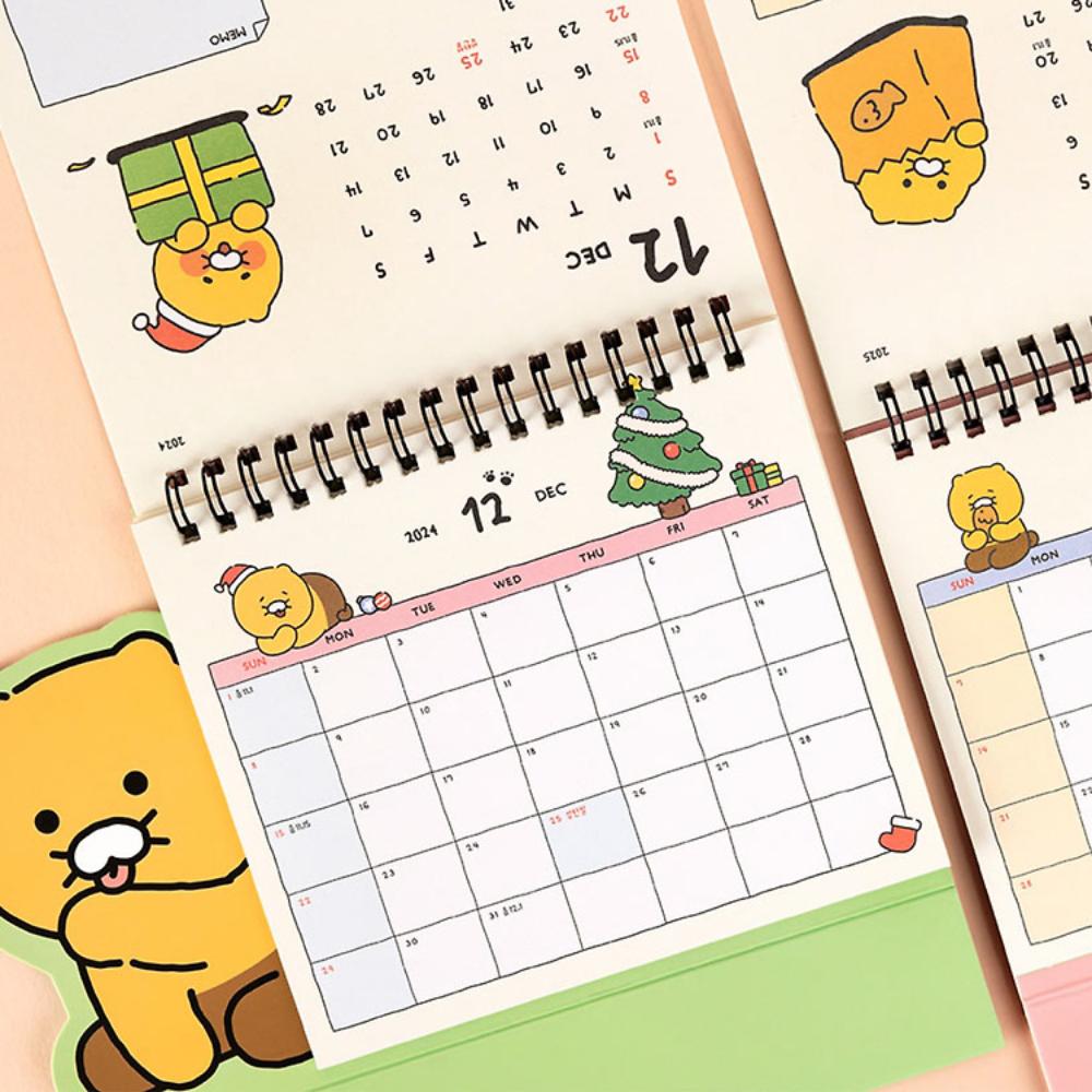 Kakao Friends - Peeping Choonsik 2025 Desk Calendar