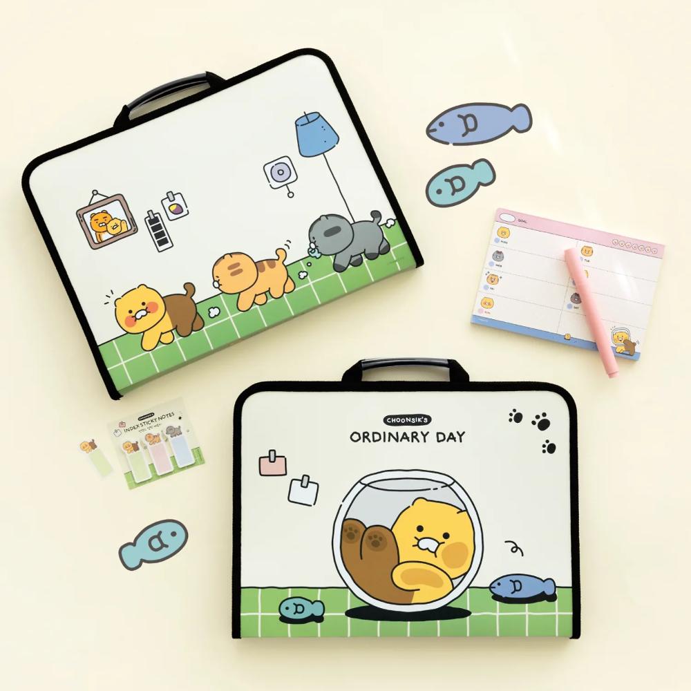 Kakao Friends - Choonsik Ordinary Handle Zipper File