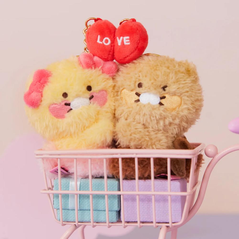 Kakao Friends - Choonsik Love Magnet Keyring Doll Set