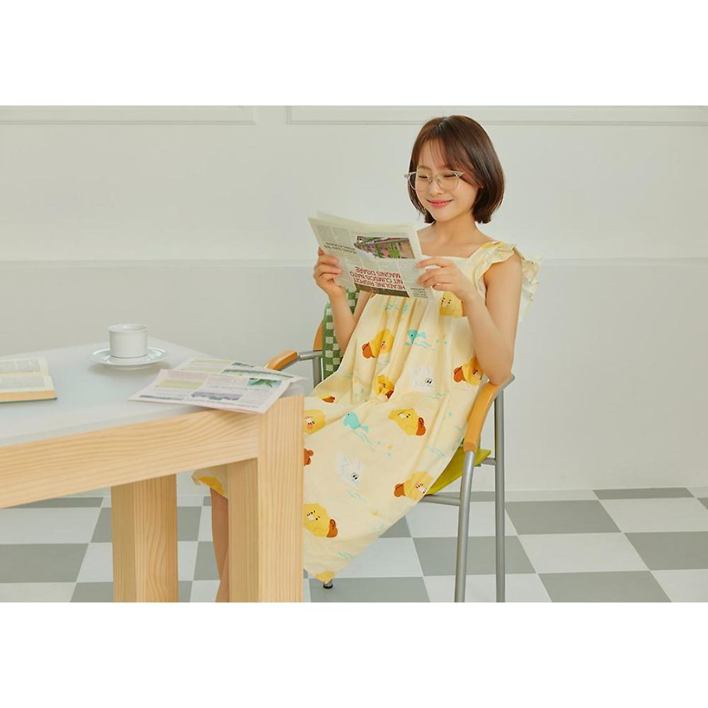 Apricot Studios x Kakao Friends - Choonsik Sleeveless One-Piece Dress