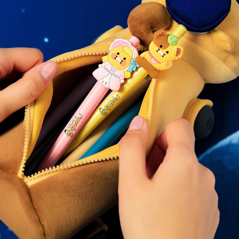 Kakao Friends - Choonsik Bus Plush Pencil Case