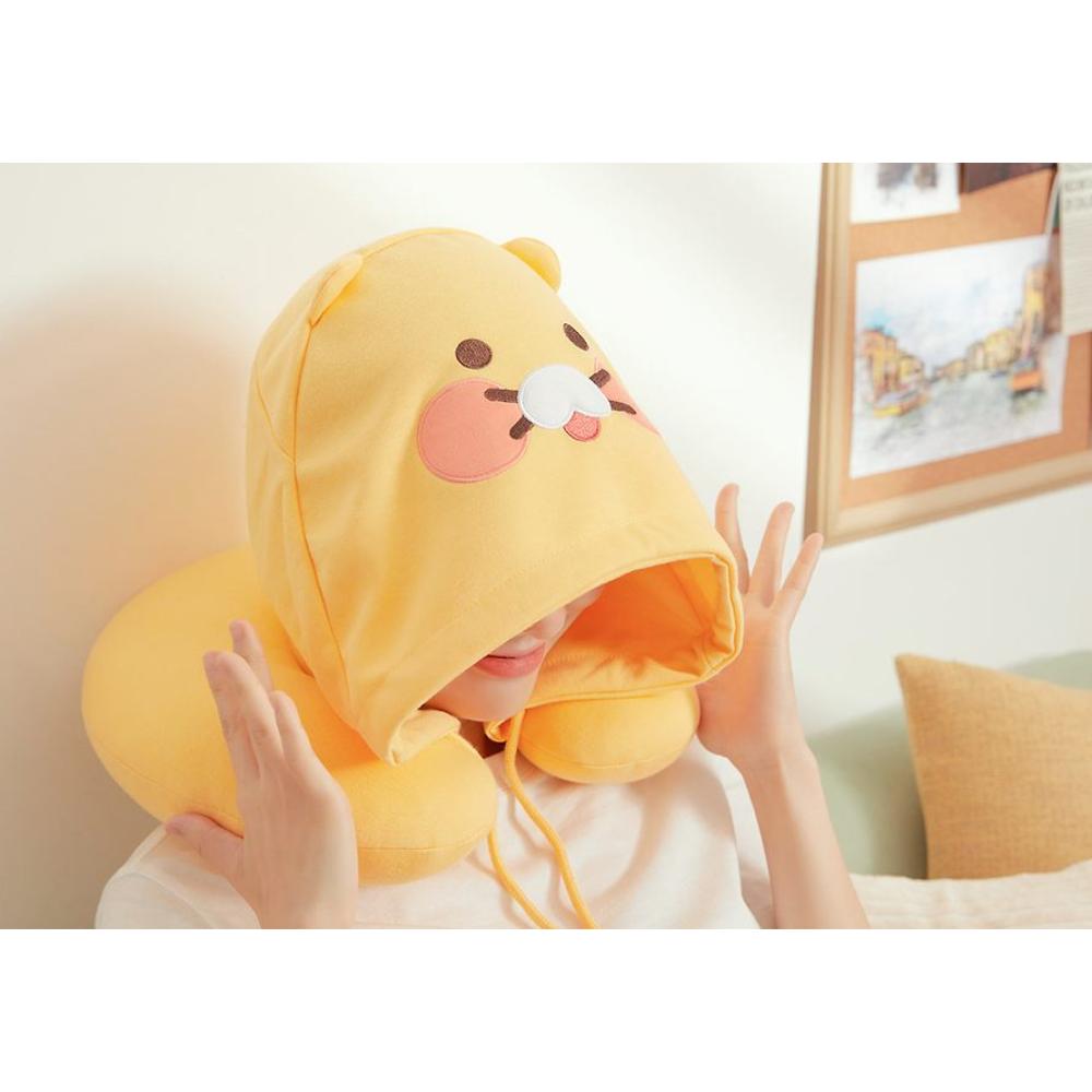 Kakao Friends - Little Friends Hooded Neck Pillow