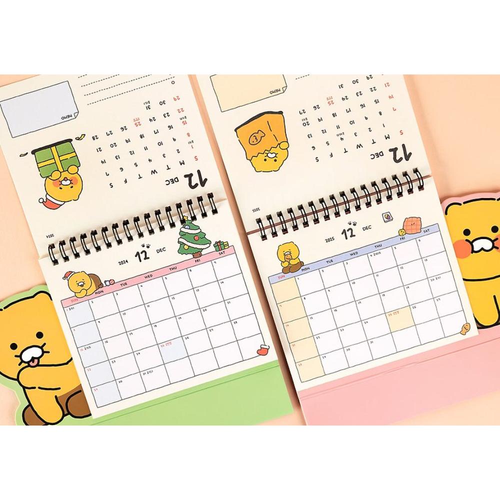 Kakao Friends - Peeping Choonsik 2025 Desk Calendar