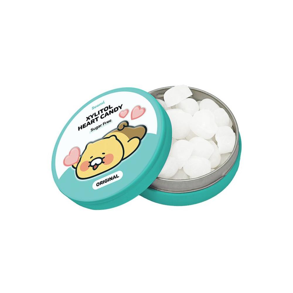 Suomi x Kakao Friends - Xylitol Heart Candy (Sugar-Free)