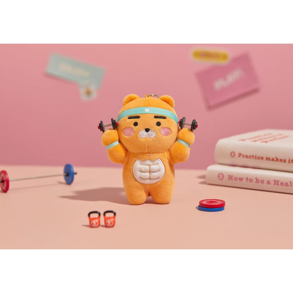 Kakao Friends - Ryan Get Fit Plush Doll Keyring