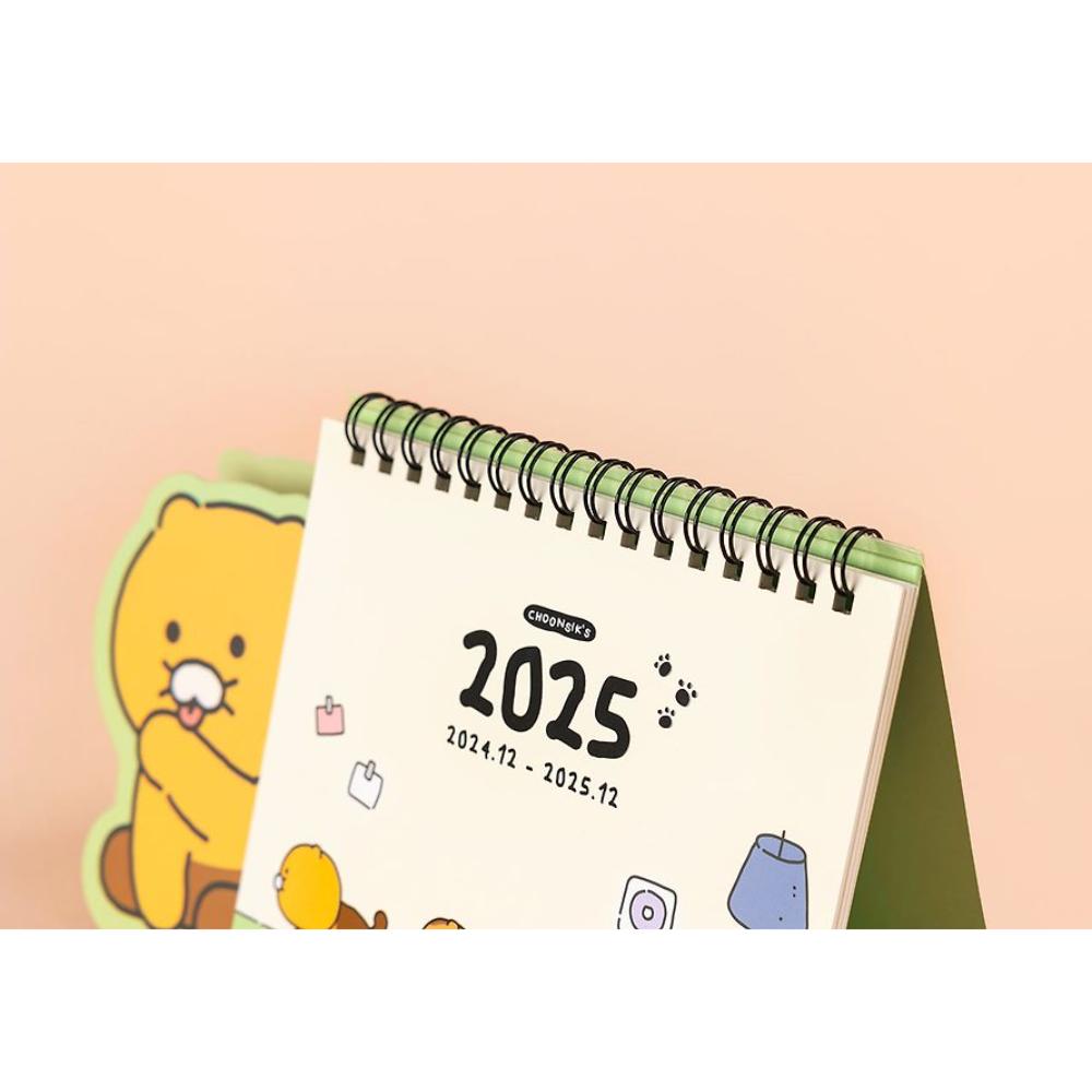 Kakao Friends - Peeping Choonsik 2025 Desk Calendar