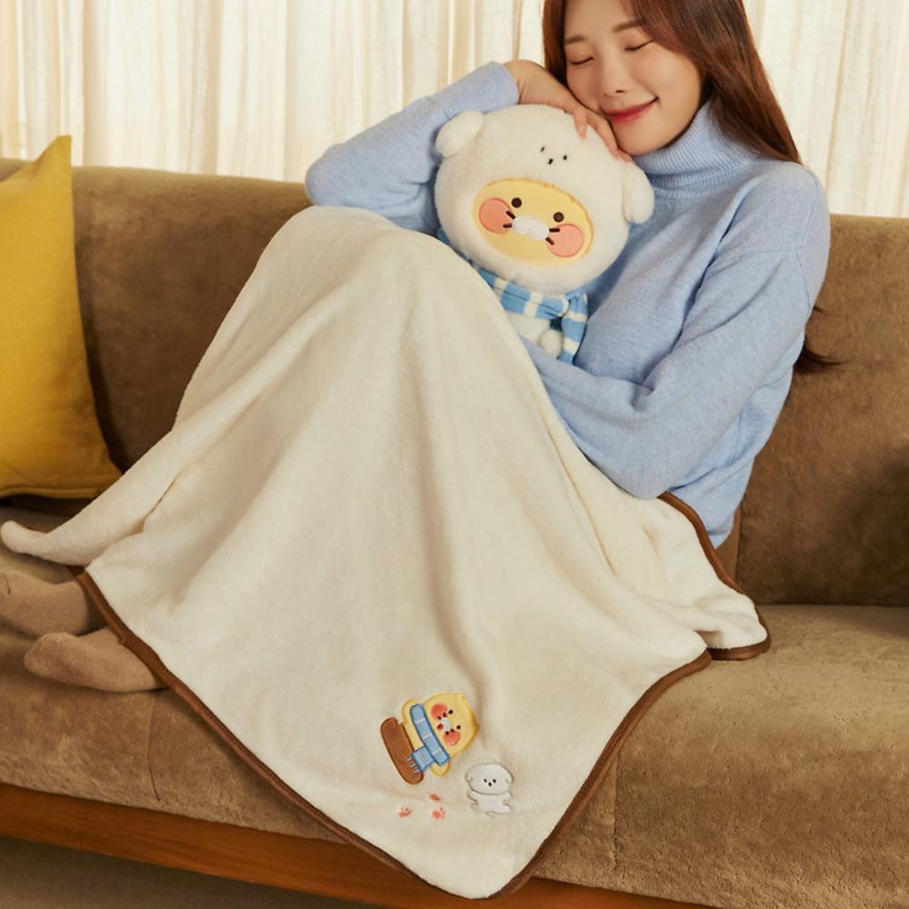 Kakao Friends - Floofy Friends Choonsik Doll Blanket