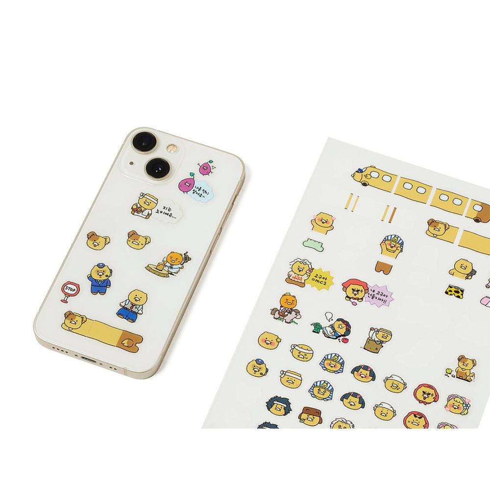 Kakao Friends - Choonsik Bus Transparent Sticker