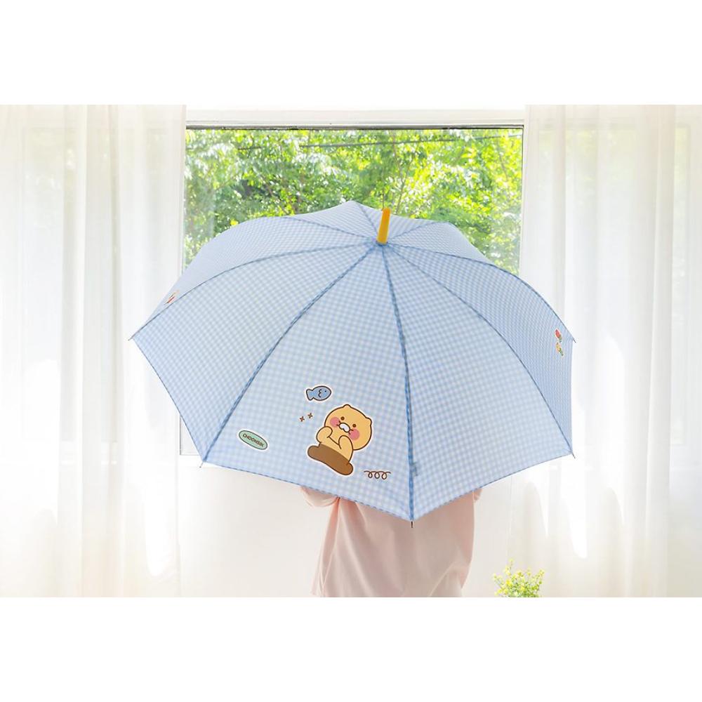 Kakao Friends - Choonsik Check Pattern 8K Transparent Umbrella