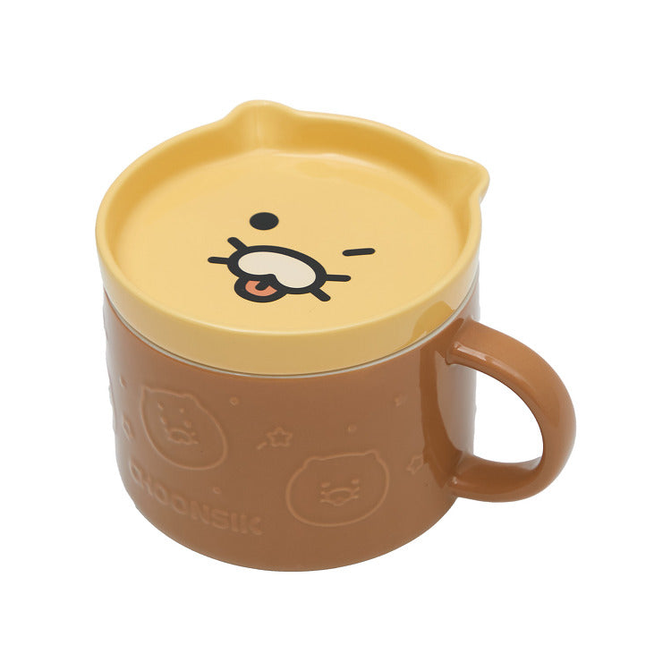 Kakao Friends - Choonsik Face Lid Cereal Bowl