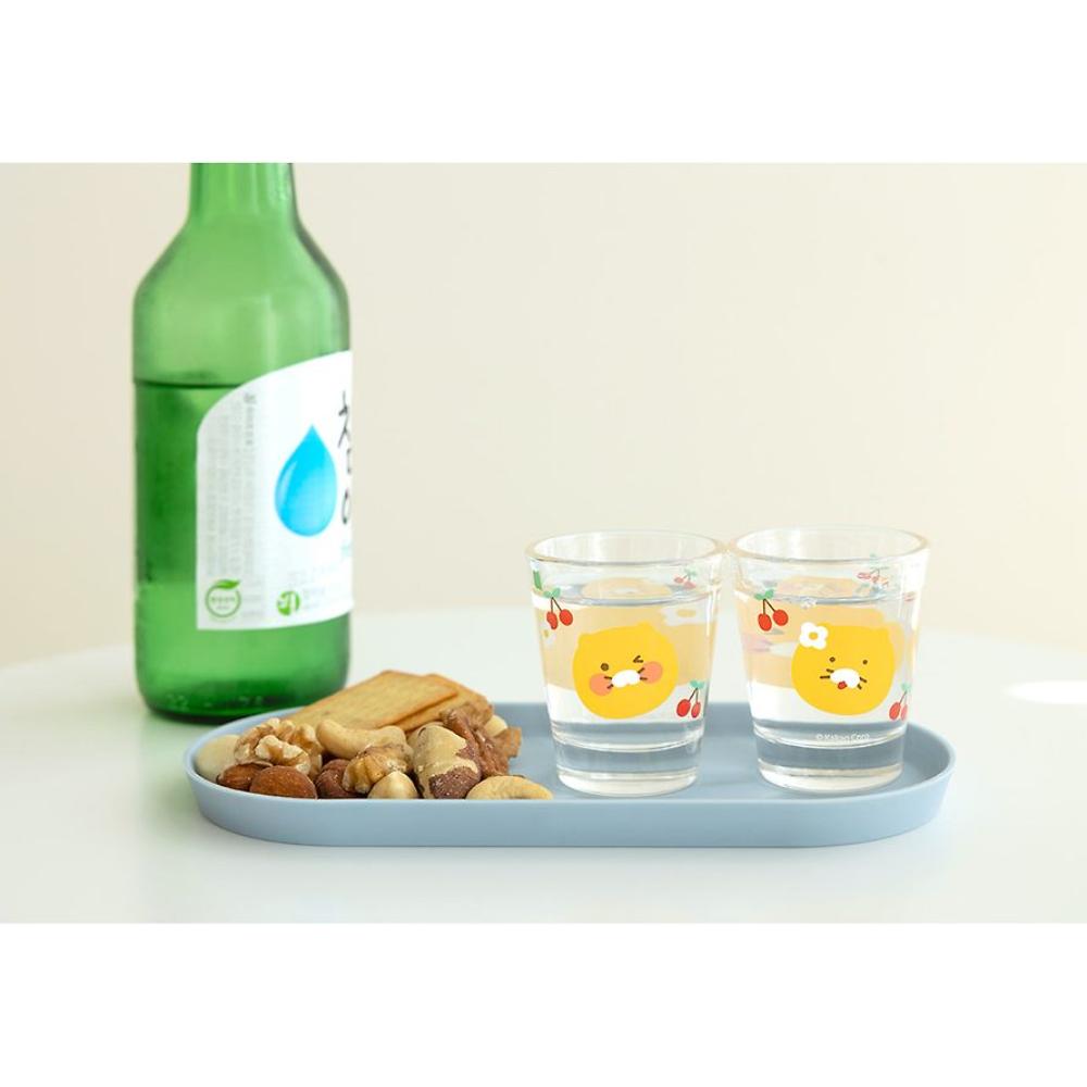 Kakao Friends - Choonsik Glass Cup 4P Set