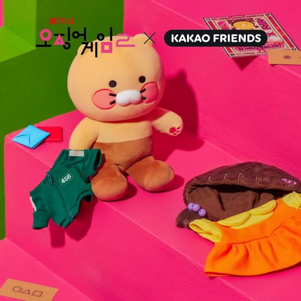 Netflix Squid Game 2 x Kakao Friends - Choonsik Jointed Plush Doll