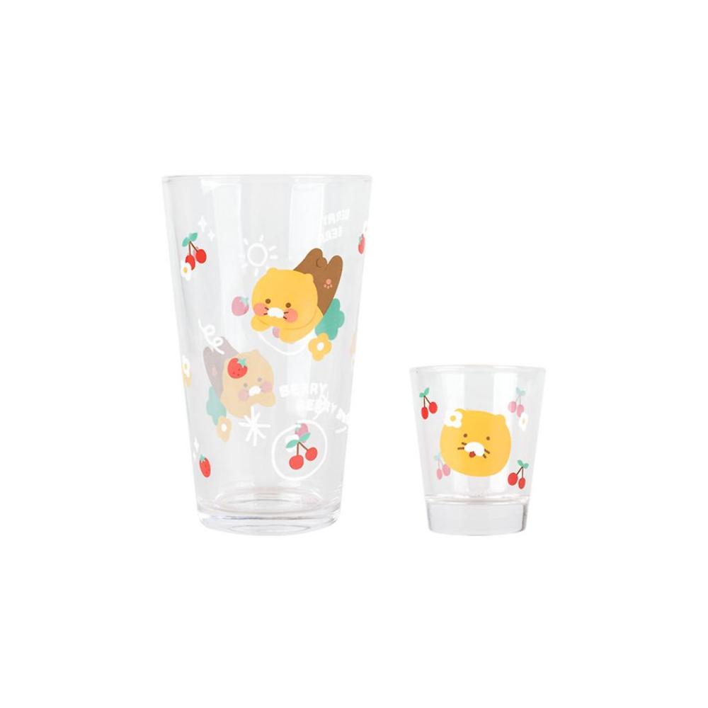 Kakao Friends - Choonsik Glass Cup 4P Set