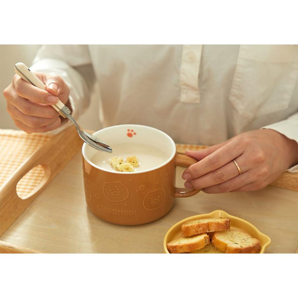 Kakao Friends - Choonsik Face Lid Cereal Bowl