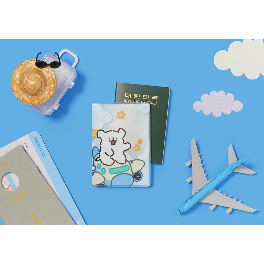 Kakao Friends - Maltese Airplane Passport Case