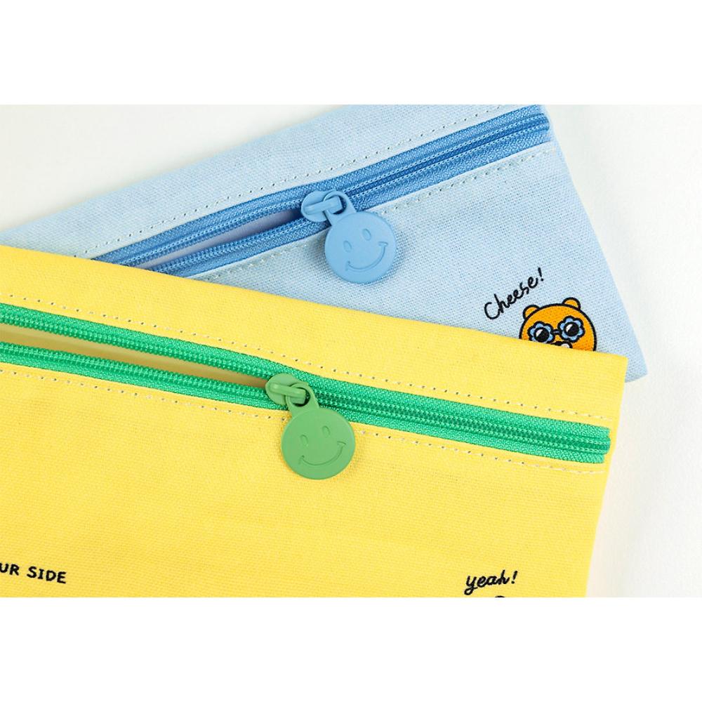 Kakao Friends - Seichee's Choonsik Fabric Flat Pencil Case