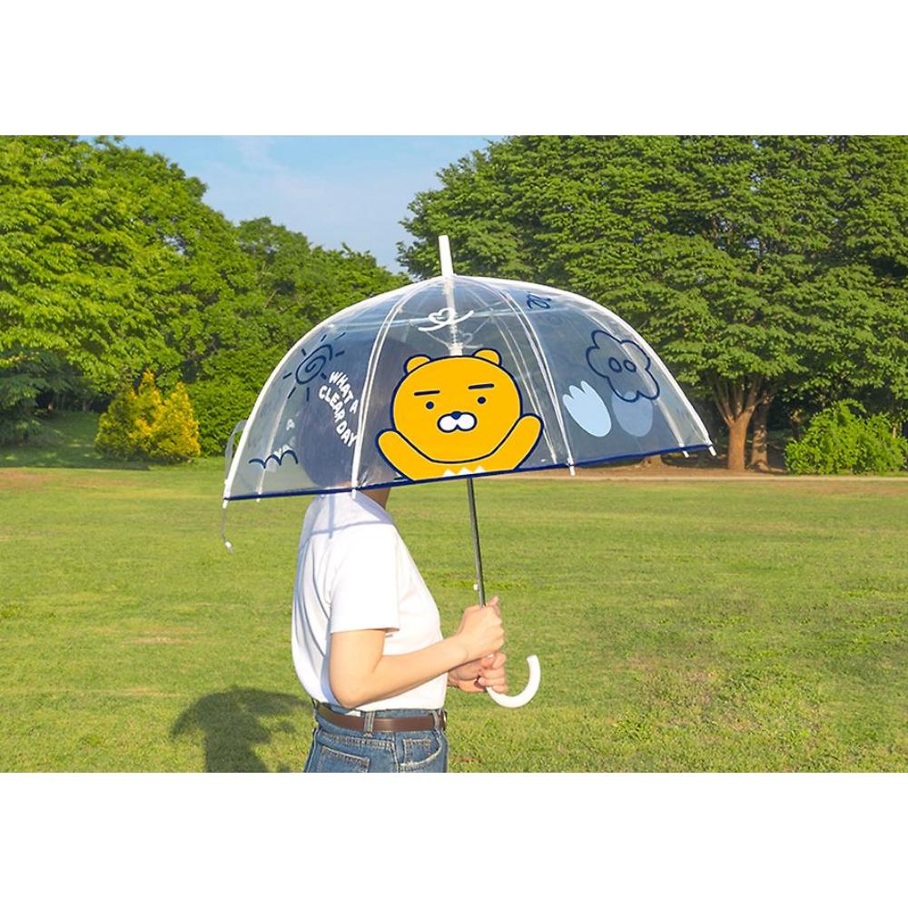 Kakao Friends - Dome-Shaped 8K Transparent Umbrella