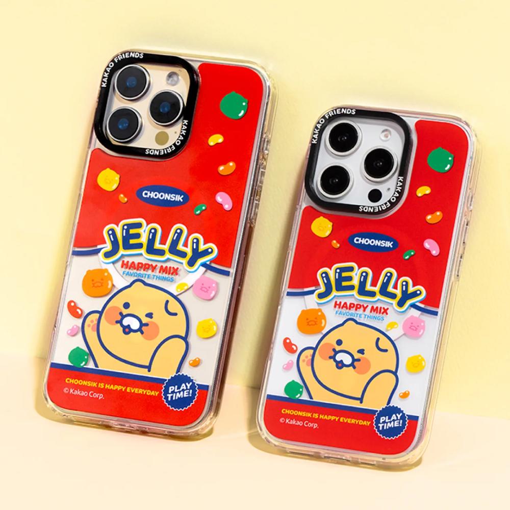 Kakao Friends - Choonsik Jelly Snack Clear Magnetic Case