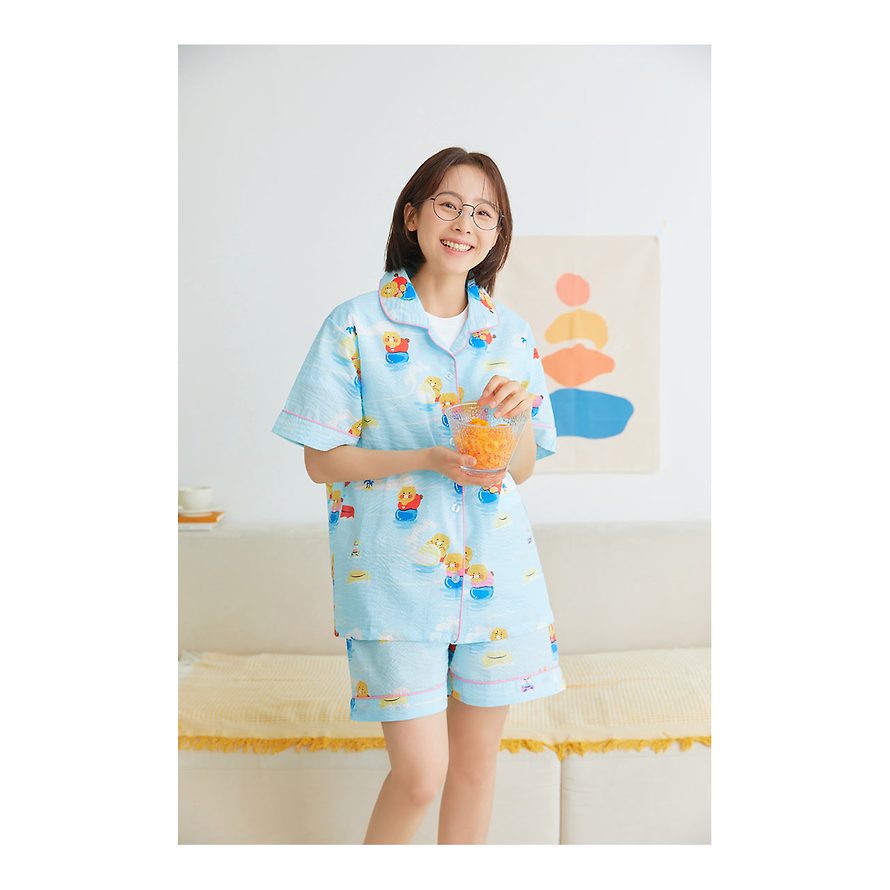 Kakao Friends - Choonsik Summer Holiday Cooling Pajamas Set