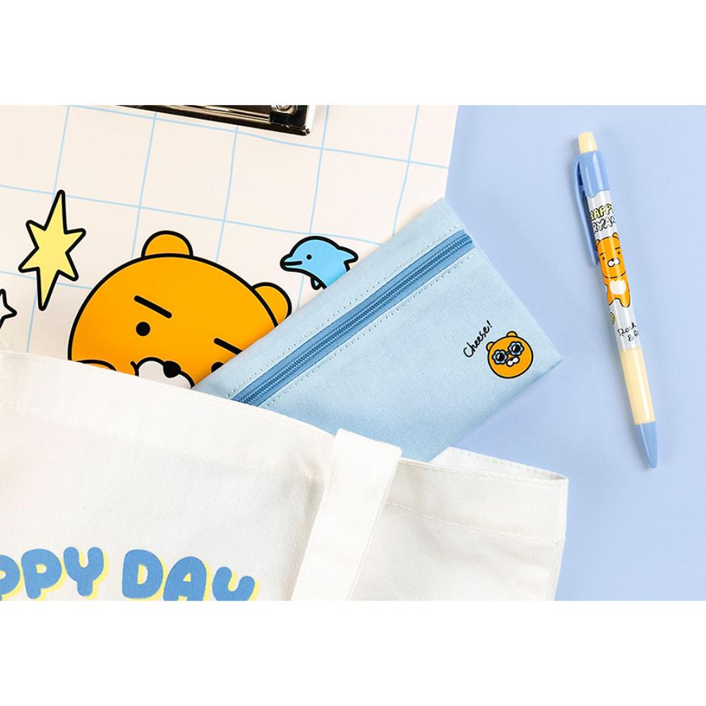 Kakao Friends - Seichee's Choonsik Fabric Flat Pencil Case