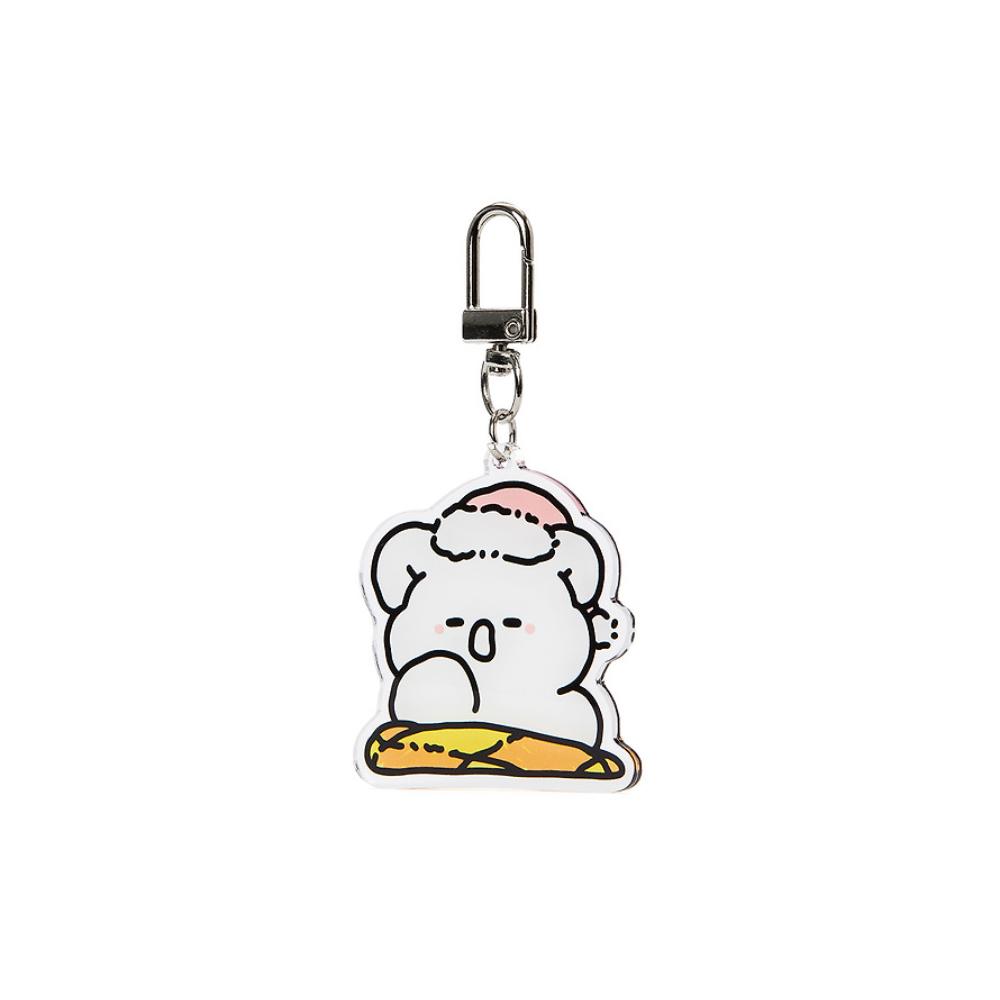 Kakao Friends - Cute Bear Yawning Acrylic Keyring