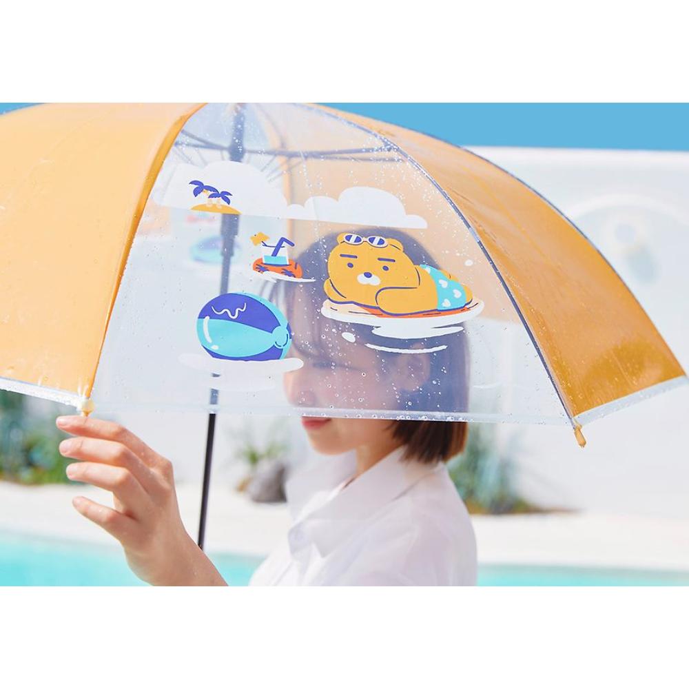 Kakao Friends - Choonsik Summer Holiday Transparent Umbrella