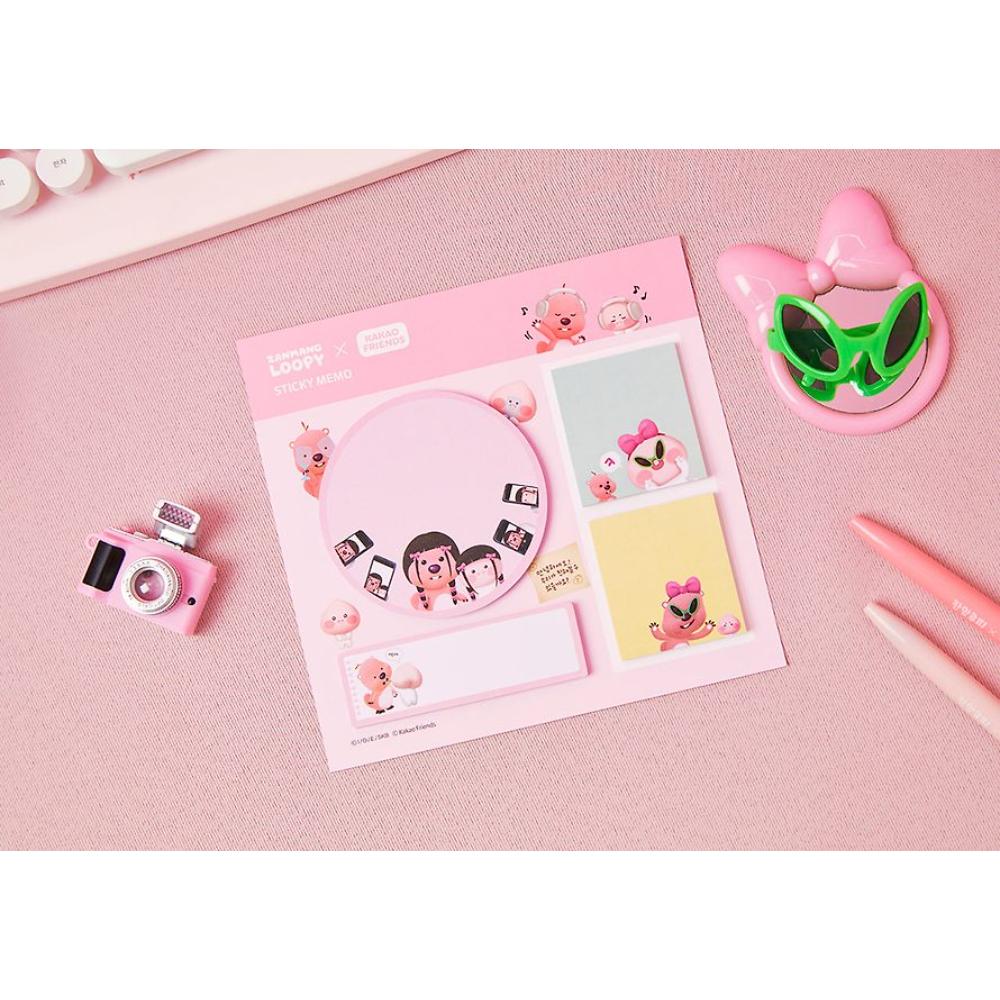 Kakao Friends x Zanmang Loopy - Apeach Sticky Note