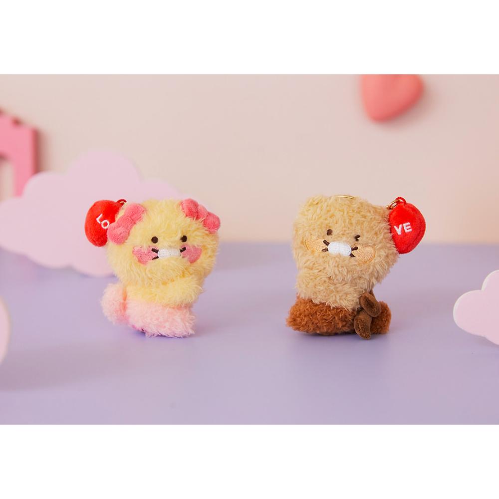 Kakao Friends - Choonsik Love Magnet Keyring Doll Set