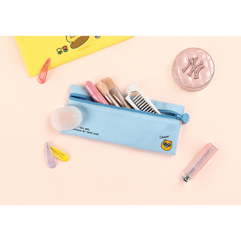 Kakao Friends - Seichee's Choonsik Fabric Flat Pencil Case