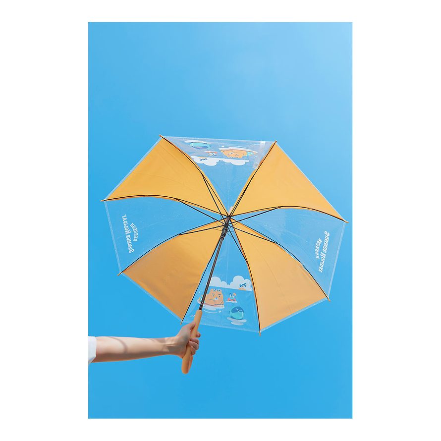 Kakao Friends - Choonsik Summer Holiday Transparent Umbrella