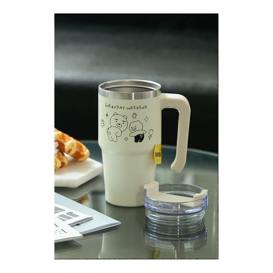 Kakao Friends - Doodle Doodle Ryan & Choonsik Mega Grip Tumbler