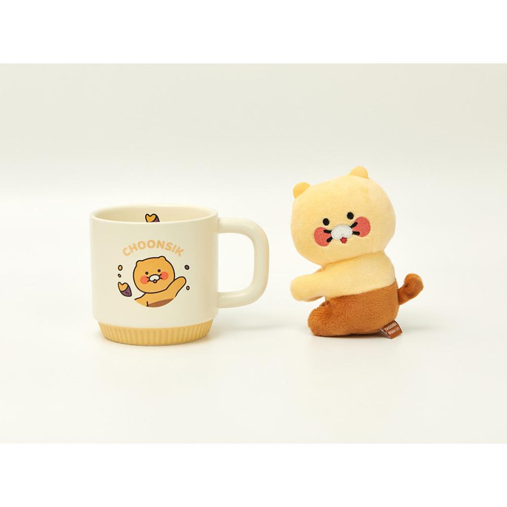 Kakao Friends - Choonsik Hug Mug & Doll Set