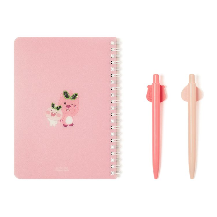 Kakao Friends x Zanmang Loopy - Apeach Note Pen Set