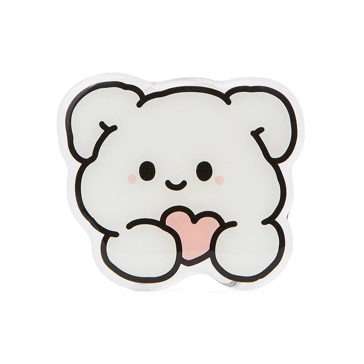 Kakao Friends - Cute Bear Heart Phone Grip