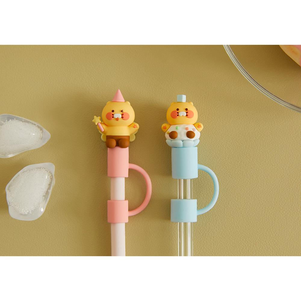 Kakao Friends - Today's Fairy Choonsik Tumbler Straw Stopper 2P Set