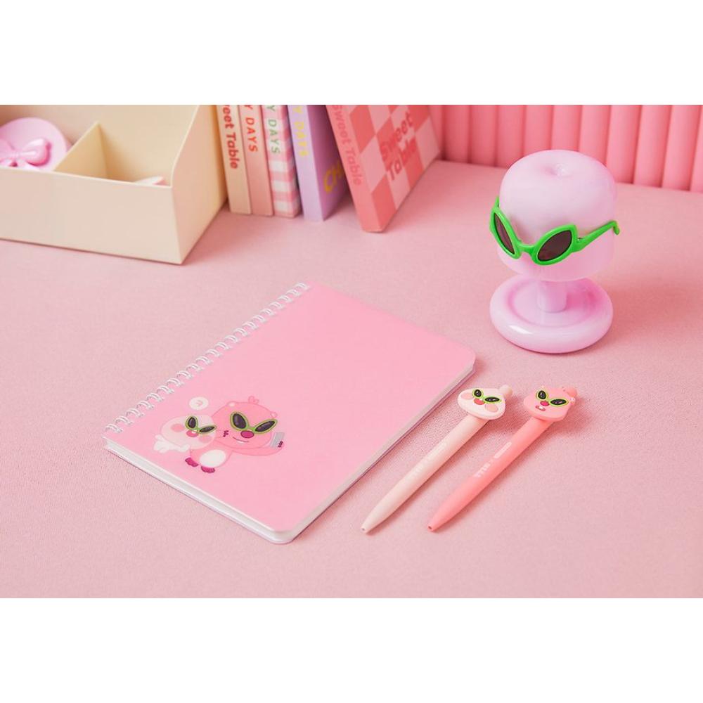 Kakao Friends x Zanmang Loopy - Apeach Note Pen Set