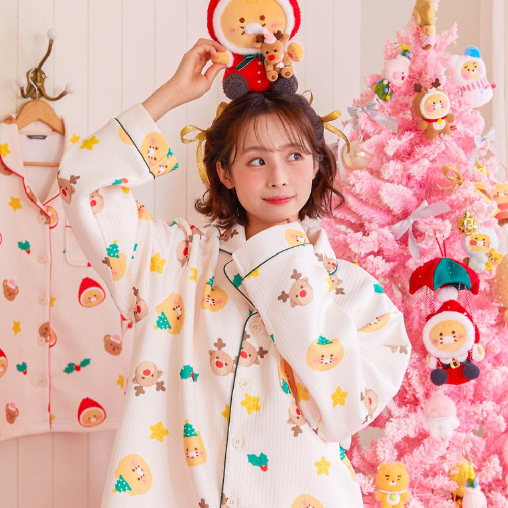 Kakao Friends - Merry Choon Christmas Quilted Pajamas Set