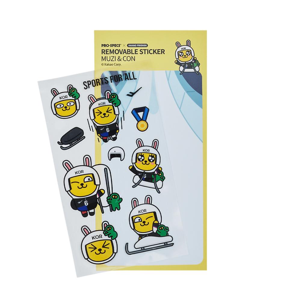 PRO-SPECS x Kakao Friends - Muzi & Con Removable Sticker