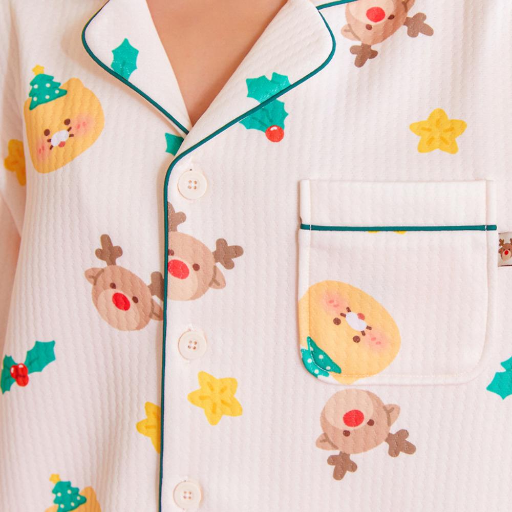 Kakao Friends - Merry Choon Christmas Quilted Pajamas Set