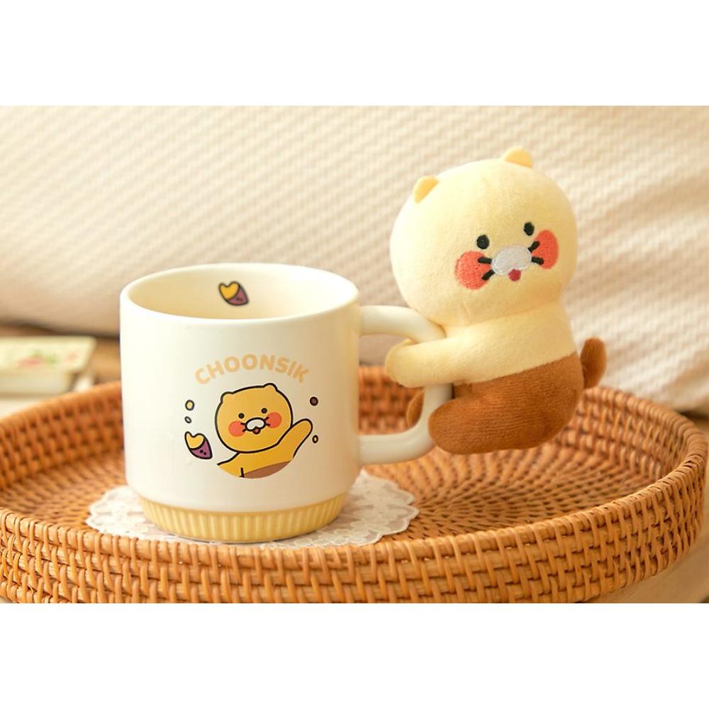 Kakao Friends - Choonsik Hug Mug & Doll Set