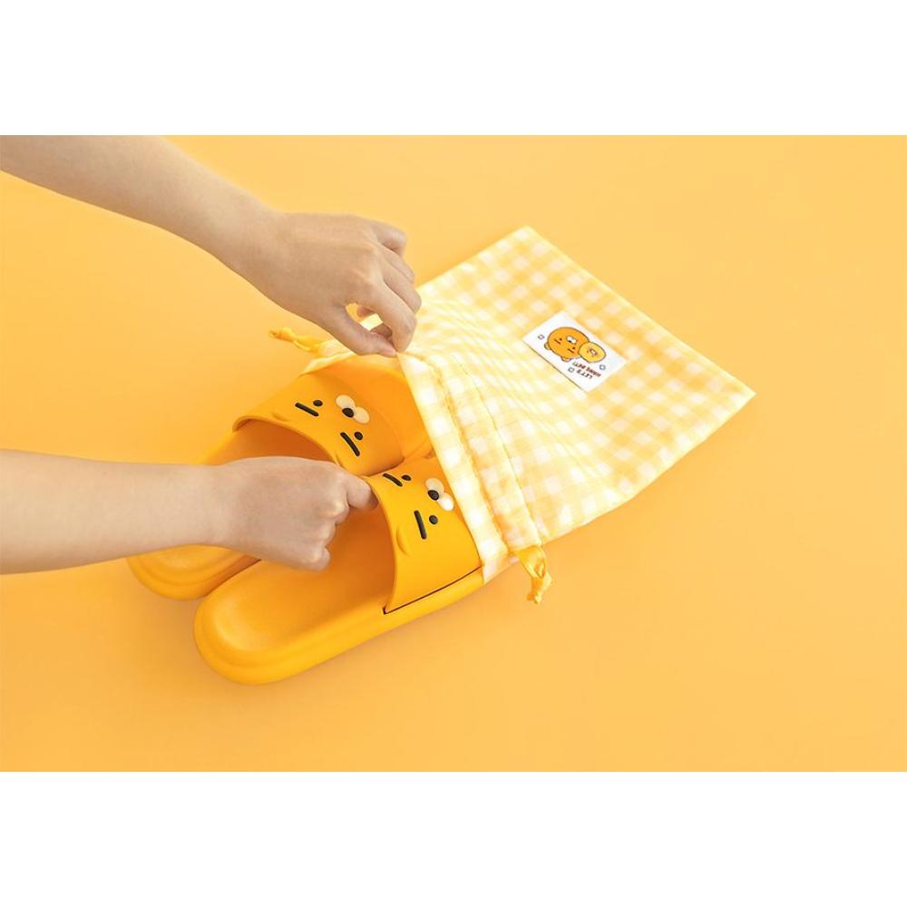 Kakao Friends - Ryan & Choonsik String Travel Pouch